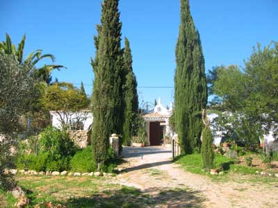 algarve villa rental - front